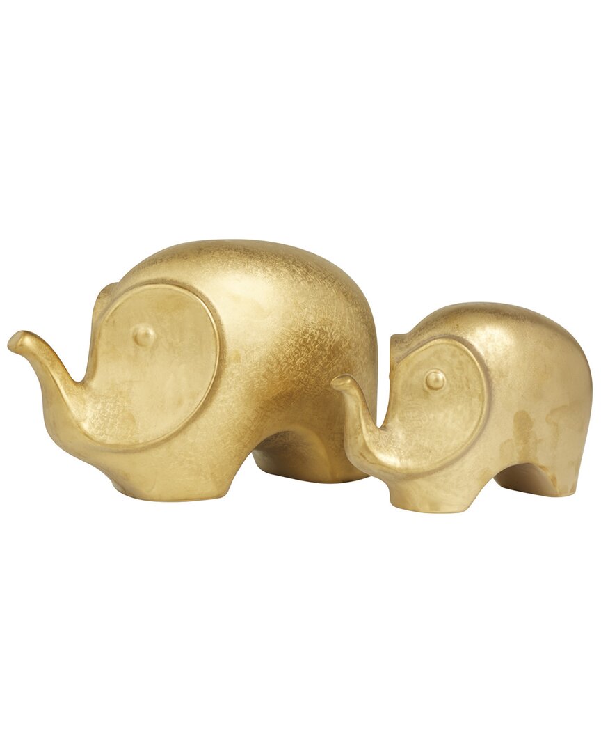 Peyton Lane Set Of 2 Stoneware Glam Sculptures