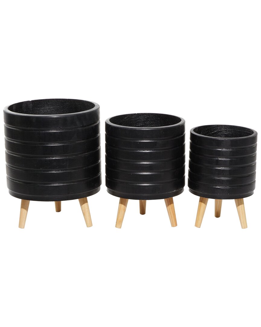 Cosmoliving By Cosmopolitan Dnu Set Of 3 Planters