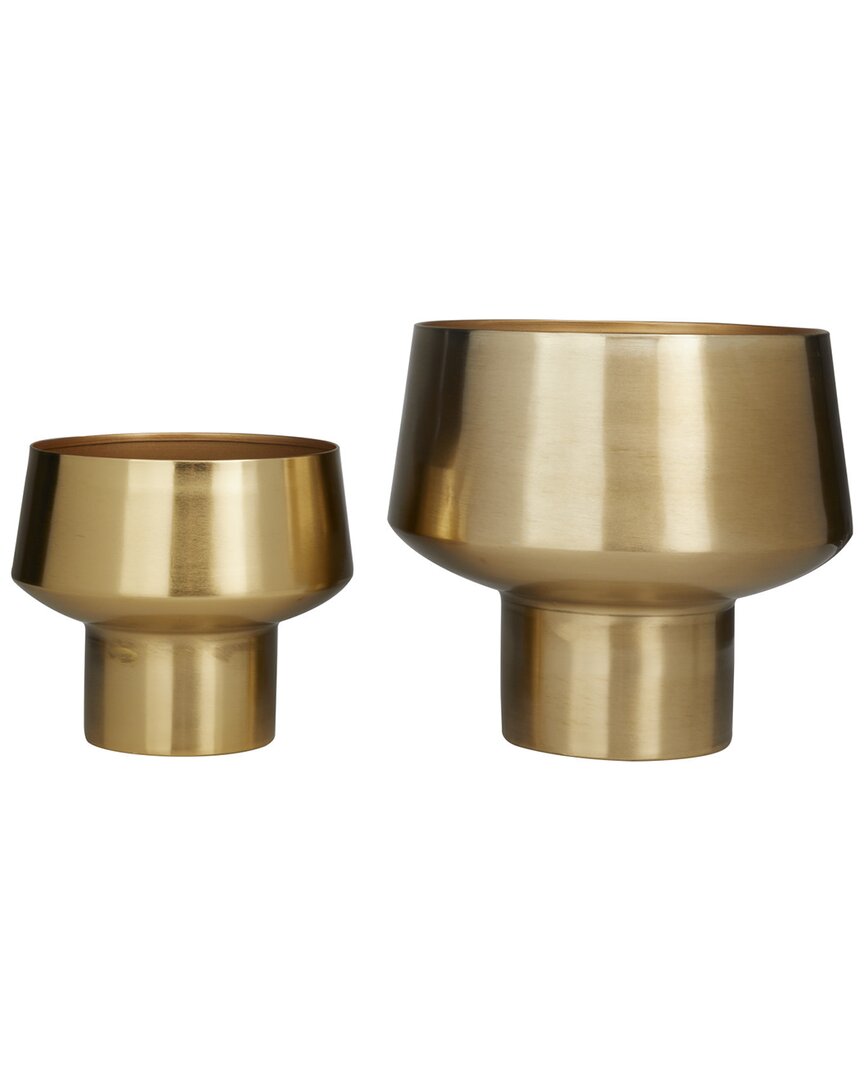 Peyton Lane Set Of 2 Glam Planters