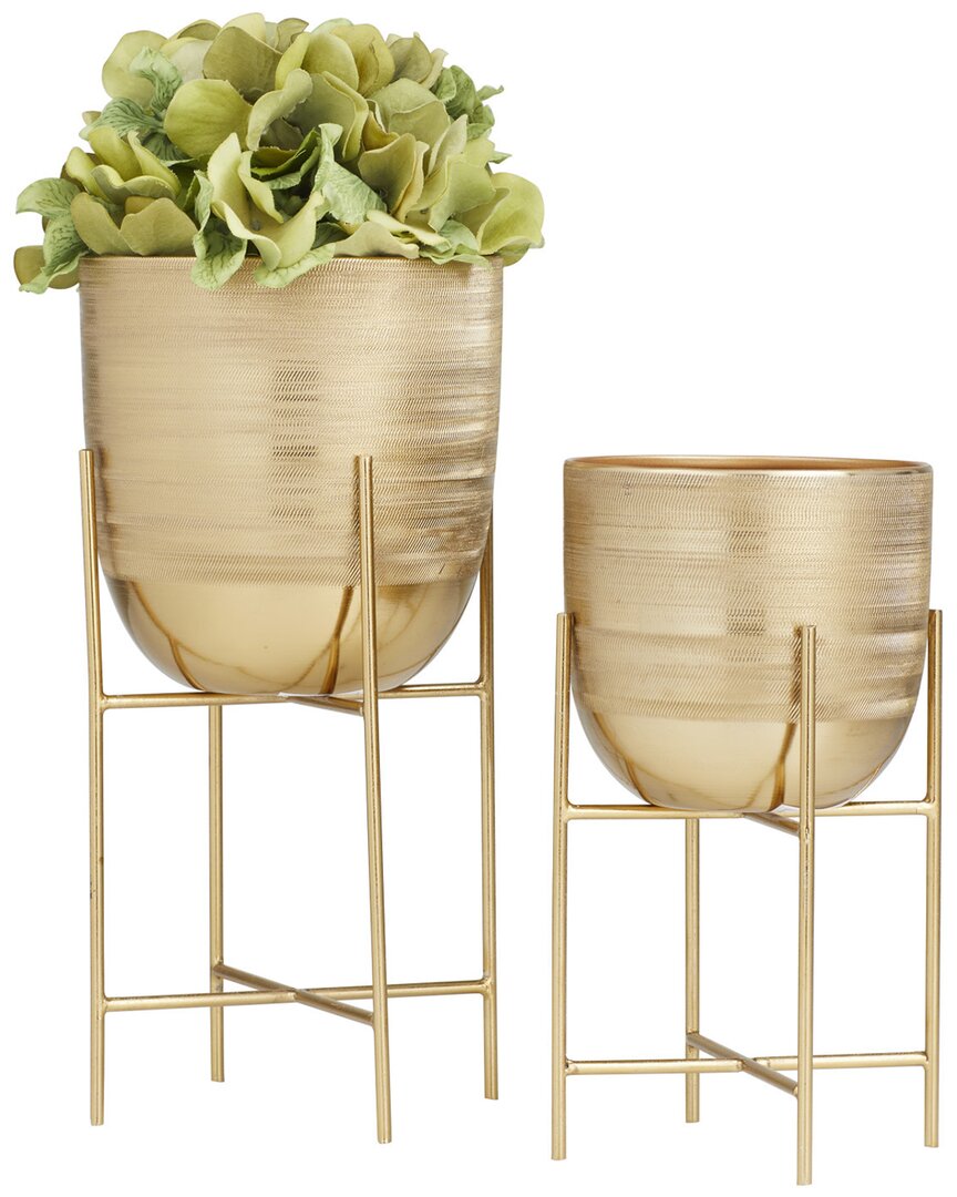 Peyton Lane Set Of 2 Modern Planter