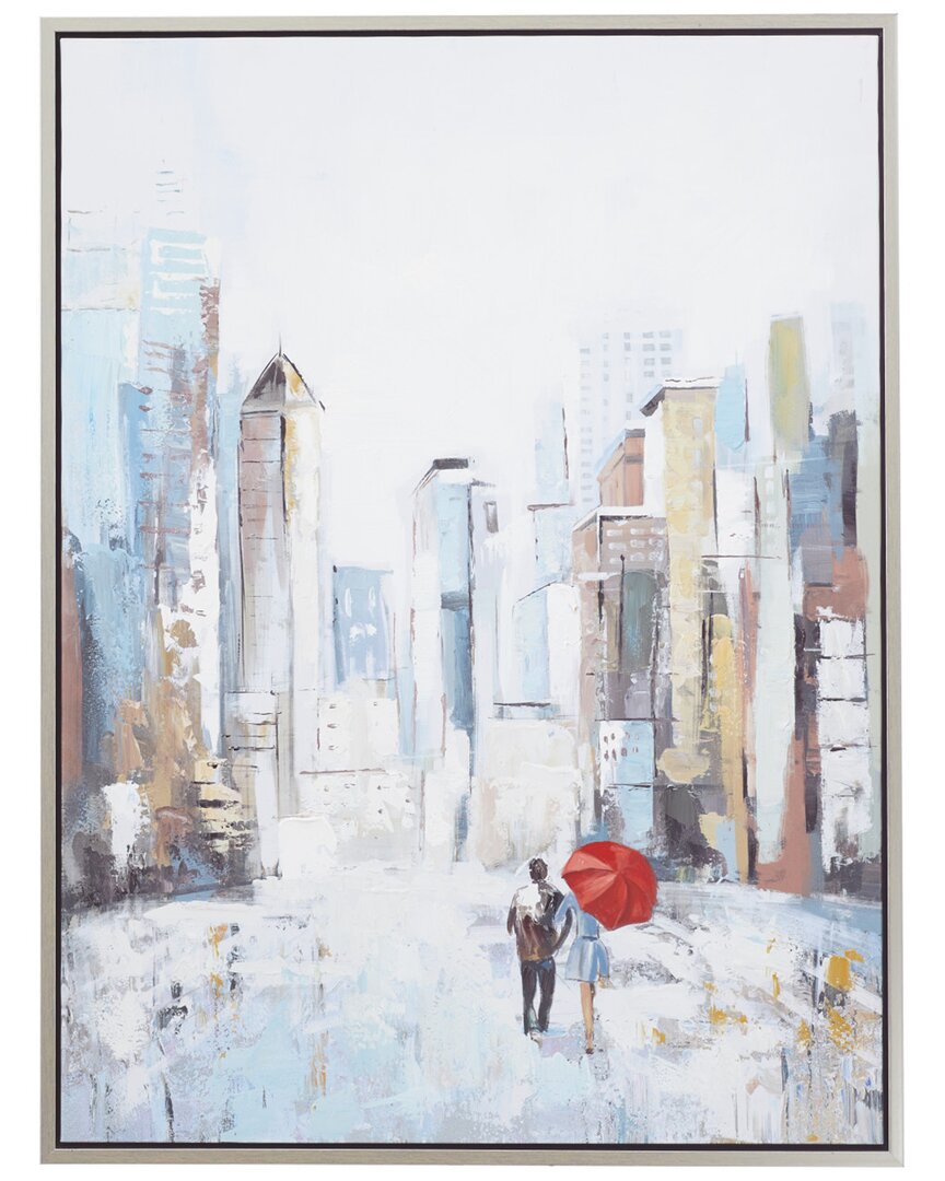 Peyton Lane Multi Polystone Contemporary Framed Wall Art