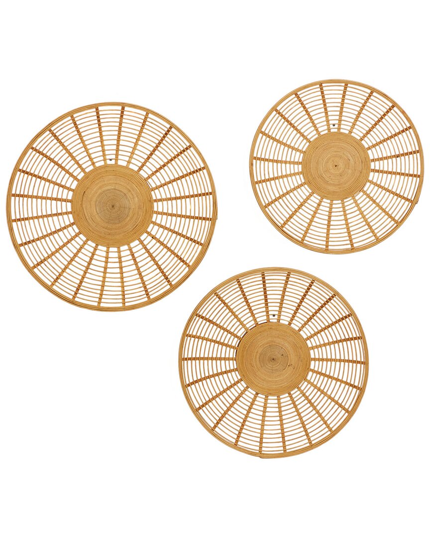 Peyton Lane Set Of 3 Boho Style Wall Decor