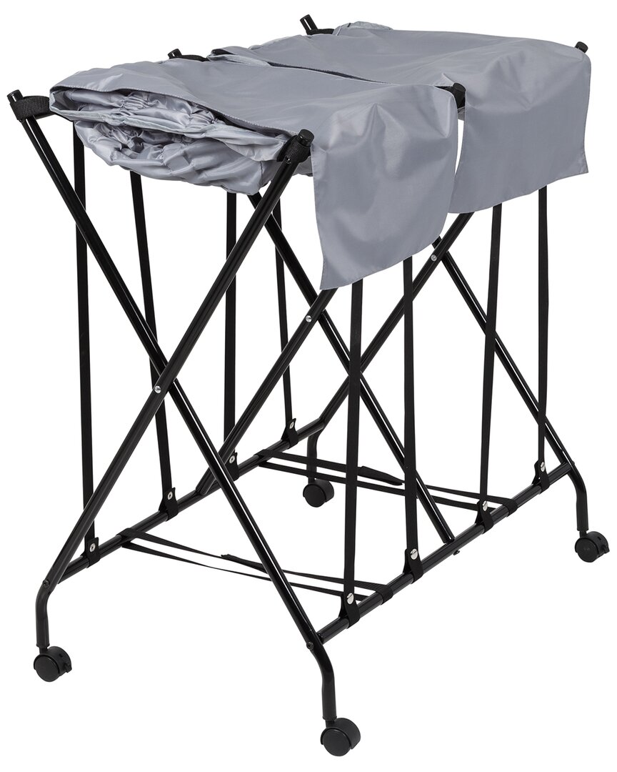 Honey-can-do Double Bounce Back Hamper In Black