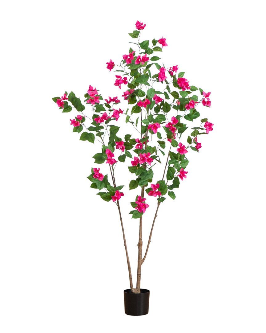 NEARLY NATURAL NEARLY NATURAL 6FT ARTIFICIAL MINIMALIST BOUGAINVILLEA TREE 