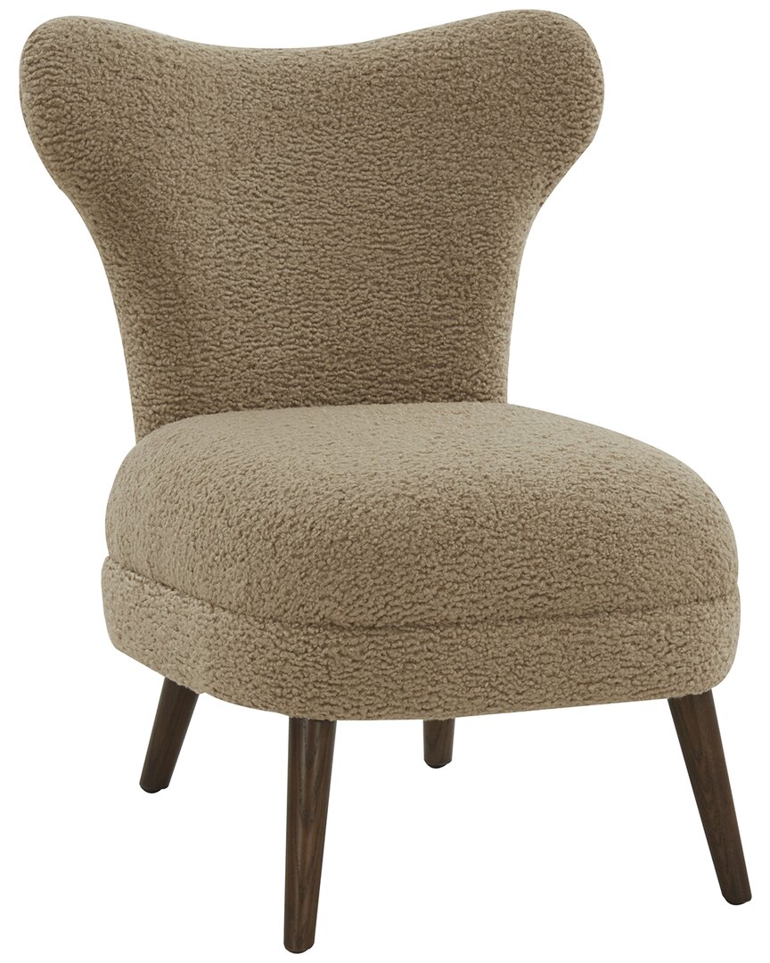 SAFAVIEH COUTURE SAFAVIEH COUTURE BRANDIETTA FAUX SHEARLING CHAIR