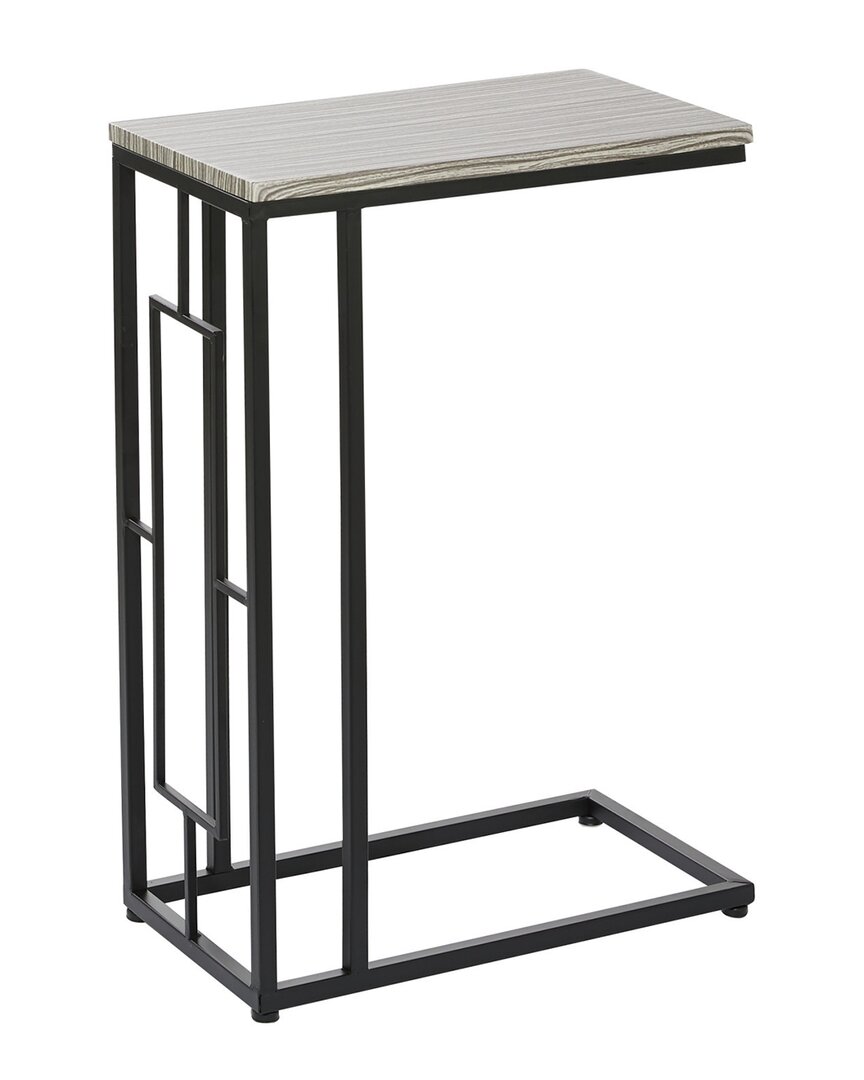 Peyton Lane Contemporary Rectangle Accent Table In Black