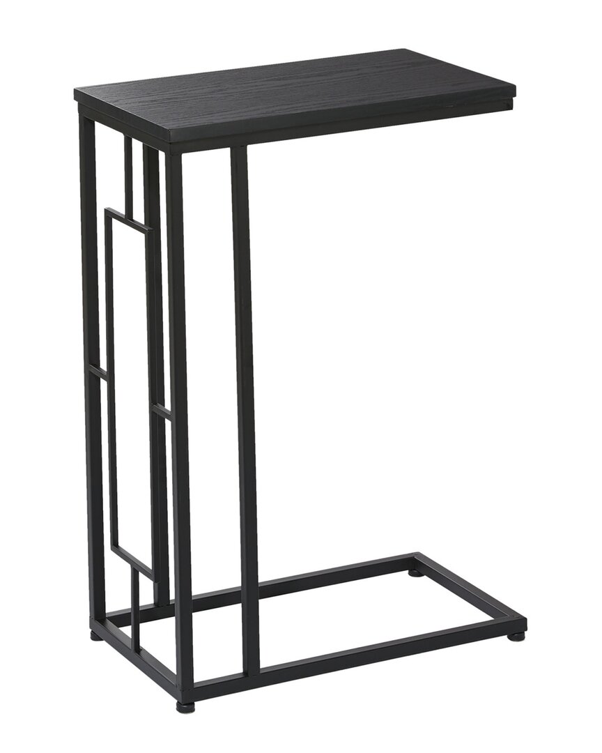 Peyton Lane Contemporary Rectangle Accent Table In Black