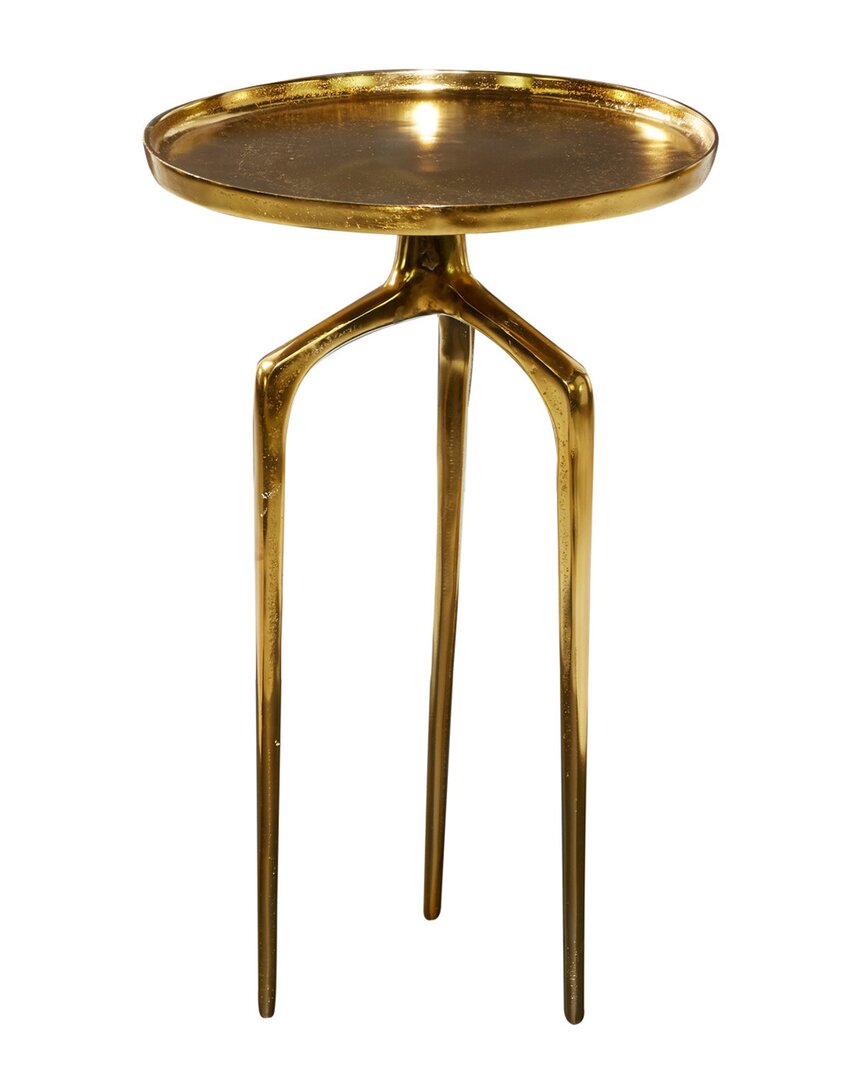 Peyton Lane Contemporary Accent Table In Gold