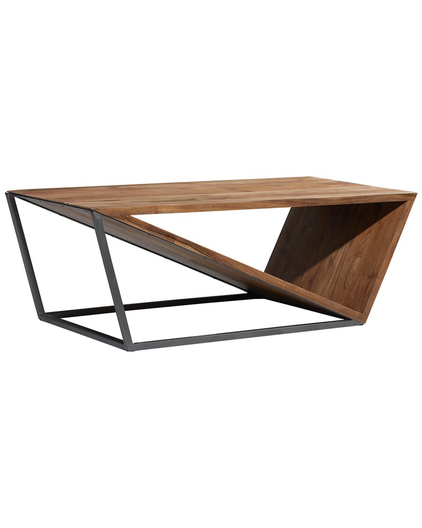 Peyton Lane Small And Wood Triangular Table For Display In Brown
