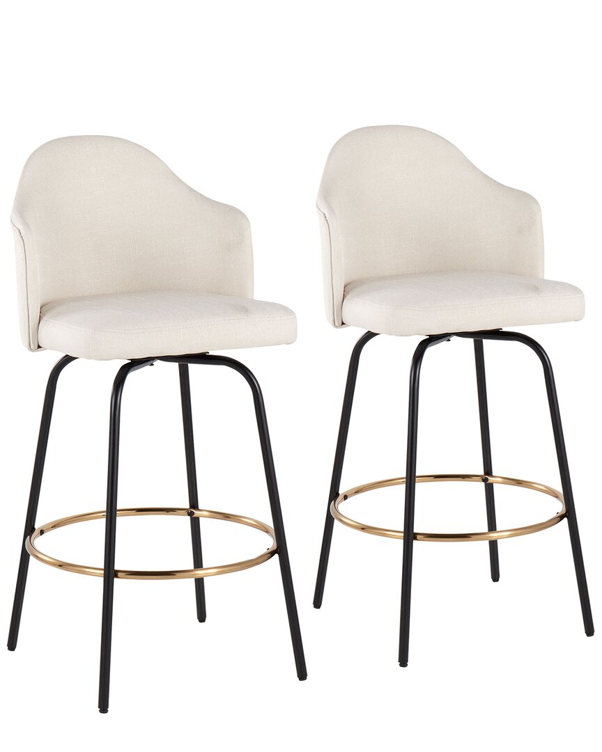LUMISOURCE LUMISOURCE SET OF 2 AHOY COUNTER STOOLS