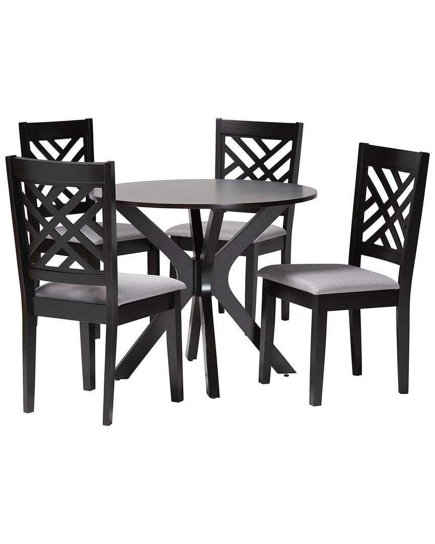 BAXTON STUDIO BAXTON STUDIO NORAH MODERN 5PC DINING SET