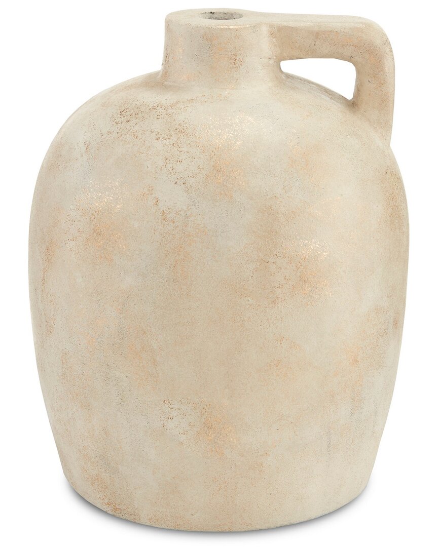 Currey & Company Terre Dõargile Medium Vase In Beige