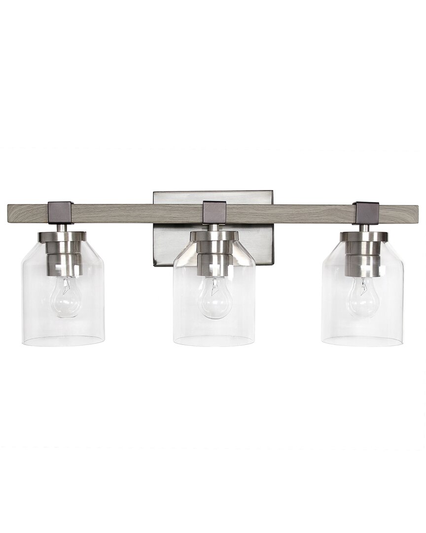 Lalia Home 22in Barnlit Rustic 3-light Wall Mounted Fixture
