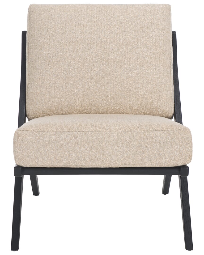 Safavieh Couture Nicki Scandinavian Accent Chair In Brown