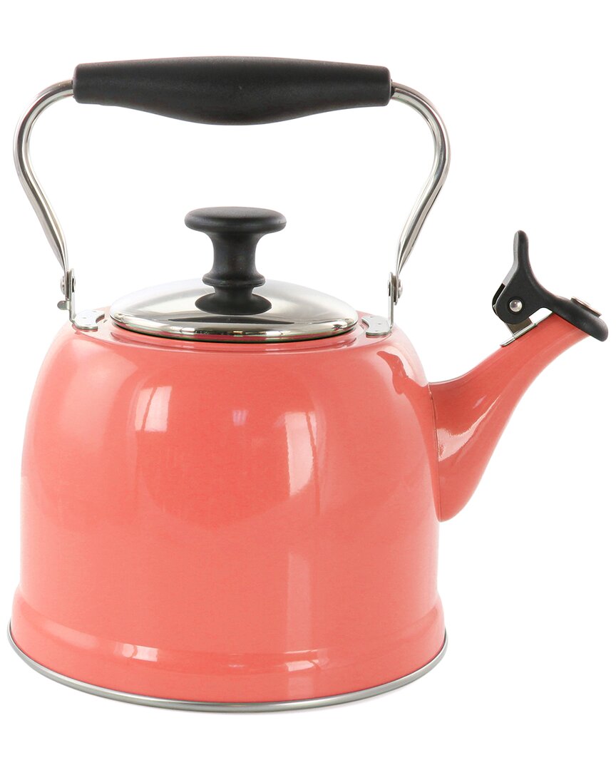 Martha Stewart Everyday Lily Pond 2.2qt Stainless Steel Tea Kettle