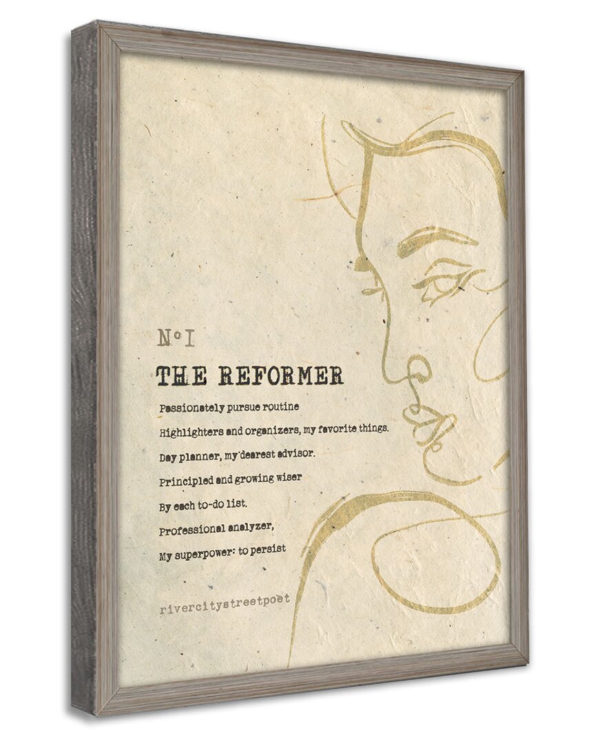 Ready2hangart The Reformer Wrapped Canvas Wall Art By River City Street Poet