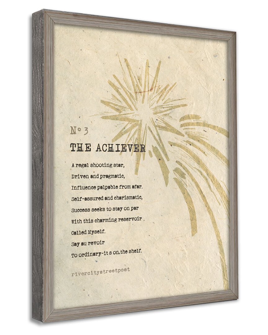 Ready2hangart The Achiever Wrapped Canvas Wall Art By River City Street Poet