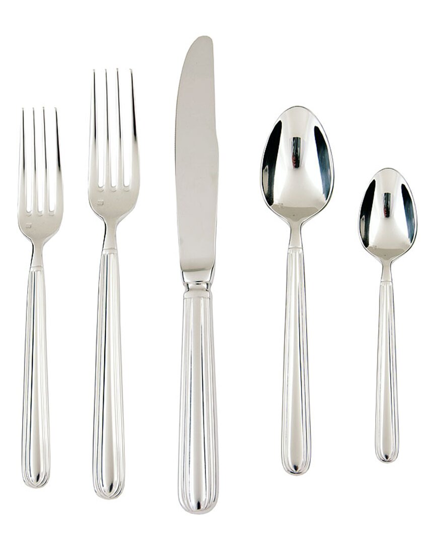 Fortessa Metropolitan 20pc 18/10 Flatware Set In Silver