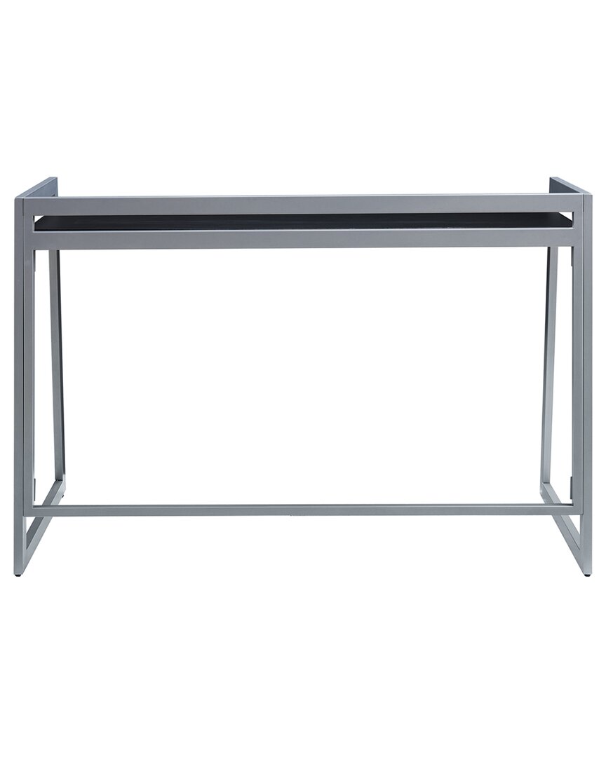 Leick Home Mixed Metal & Wood Desk In Gray