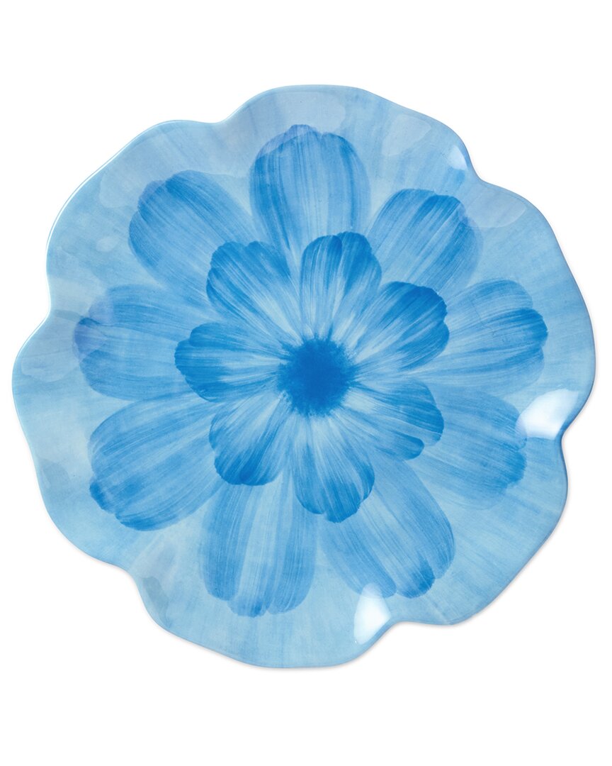 Certified International Set Of 4 Wildflower 3d Floral Dinner Plates