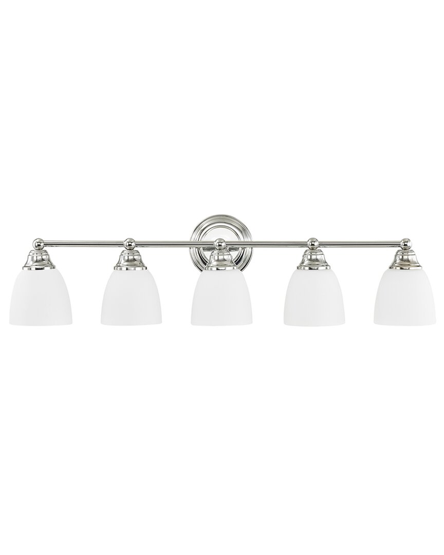 Livex Lighting Somerville 5-light Polished Chrome Bath-light