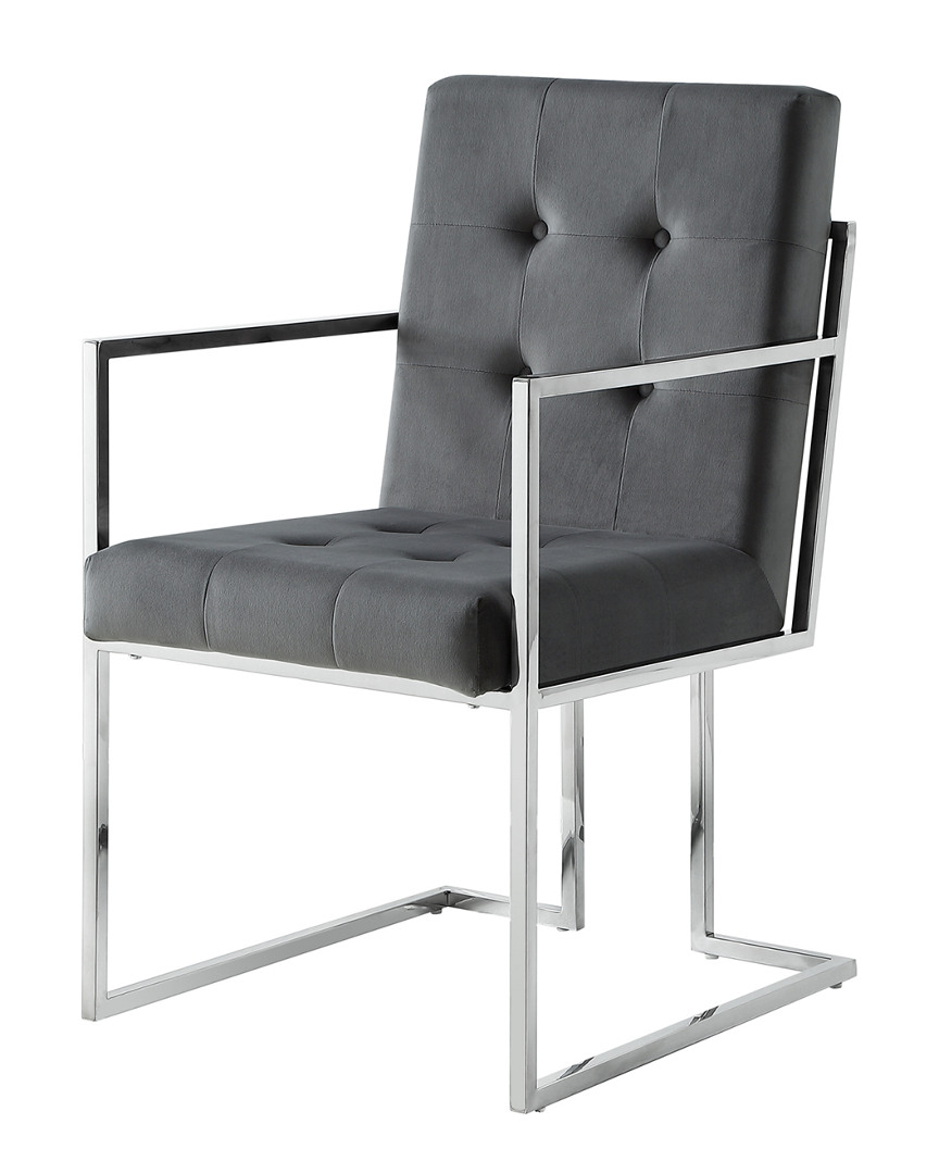 Inspired Home Set Of 2 Cecille Velvet Dining Chairs
