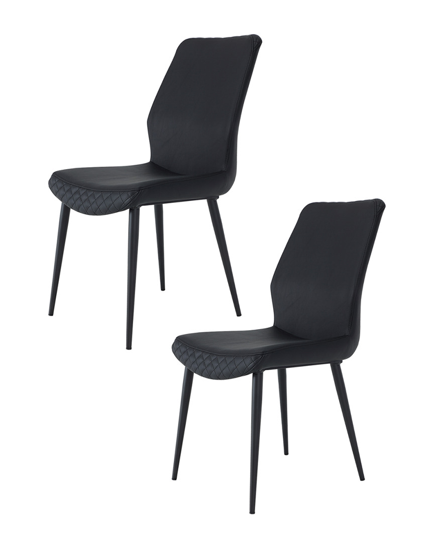 Shop Pangea Home Set Of 2 Laurel Dining Chairs