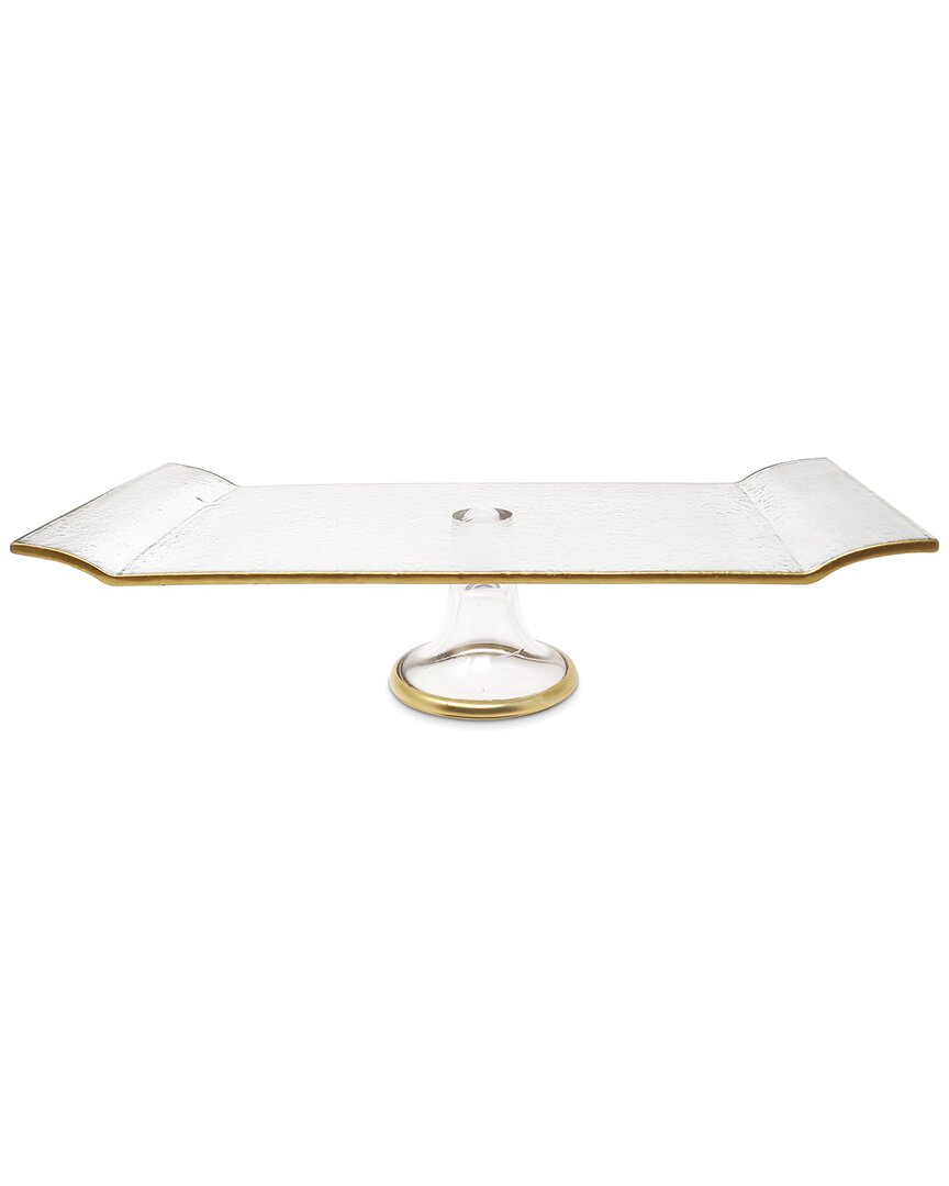 Vivience Rimed Footed Cake Plate