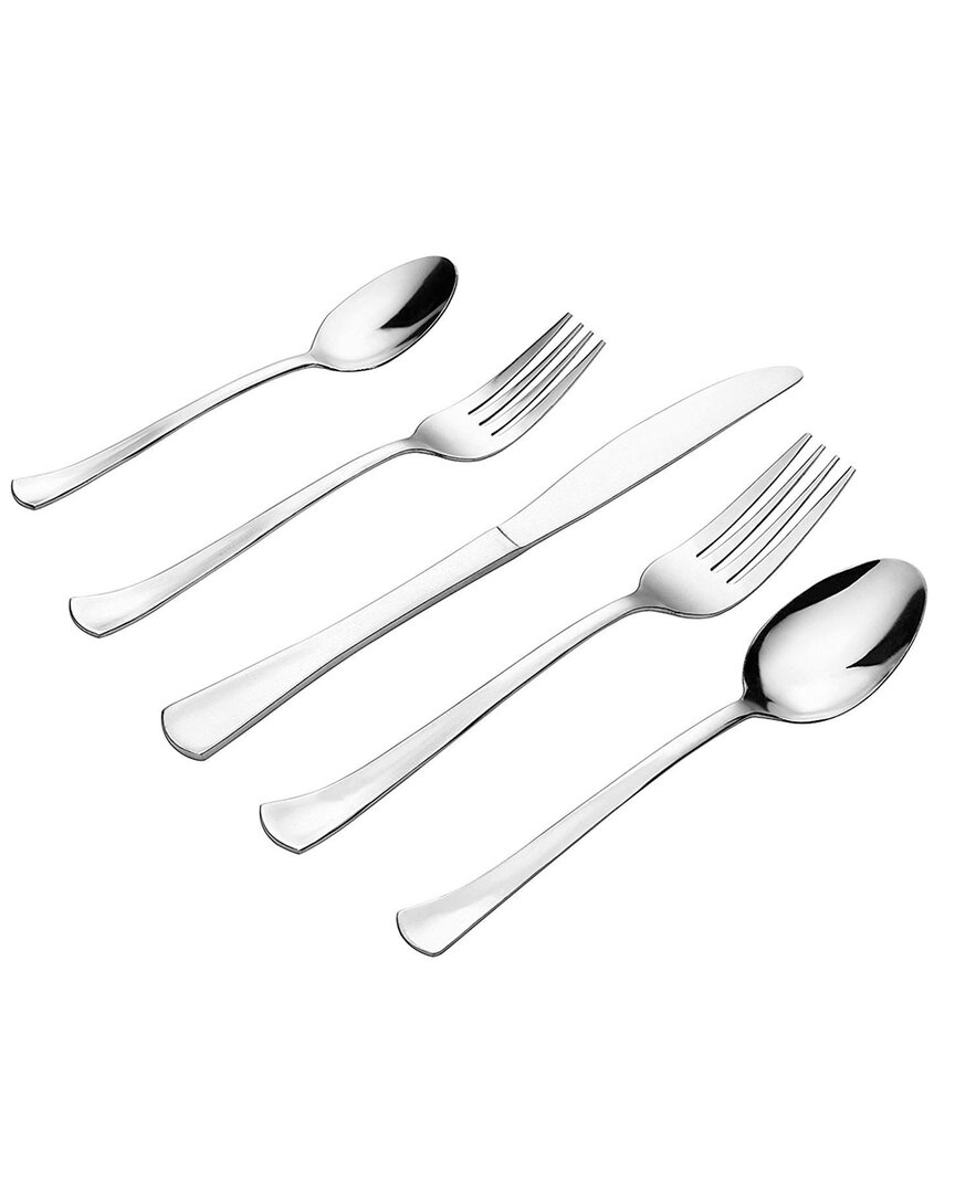 Lorena 20pc Abra Stainless Steel Silverware Flatware Cutlery Set