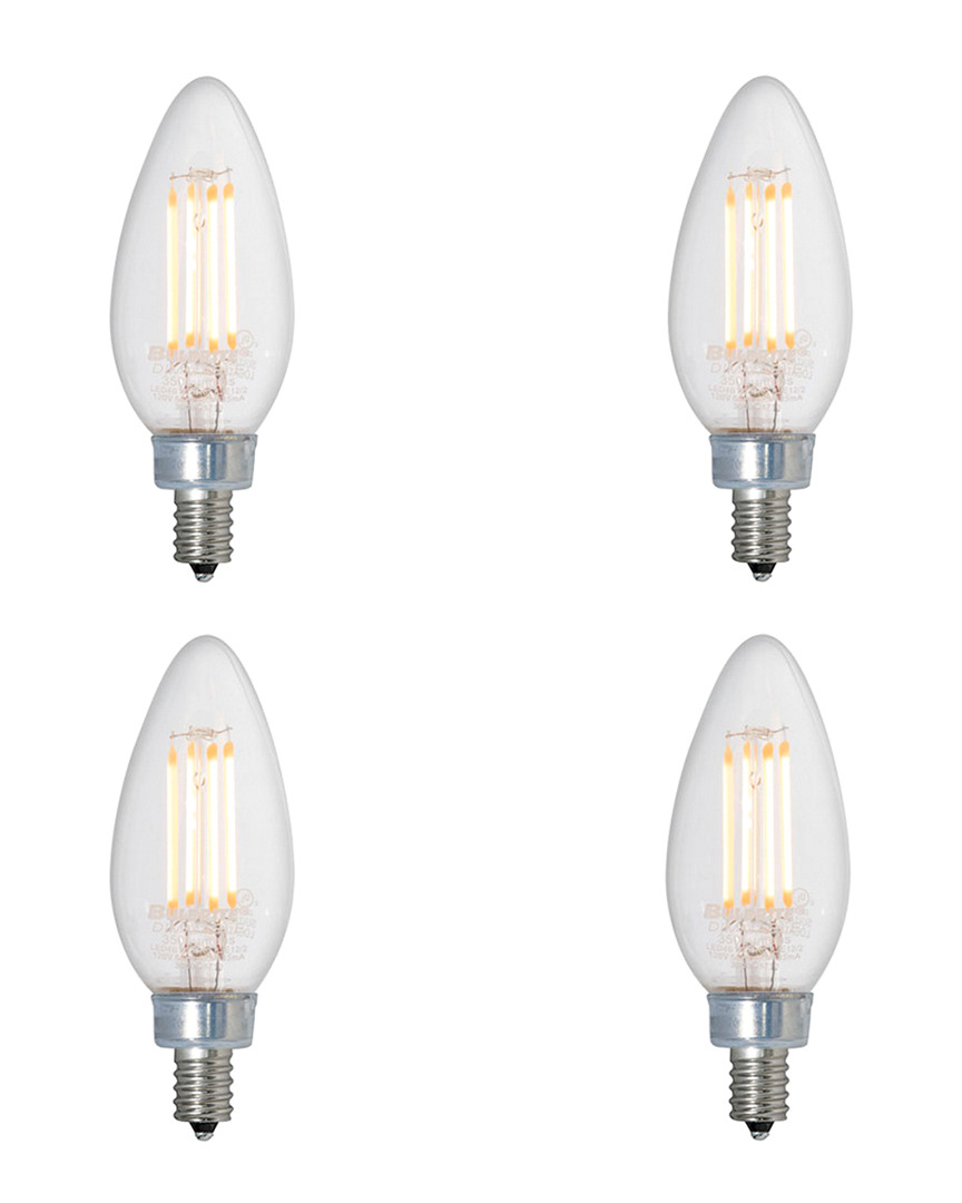 Bulbrite Set Of 4 Led 4.5w Dimmable Light Bulbs