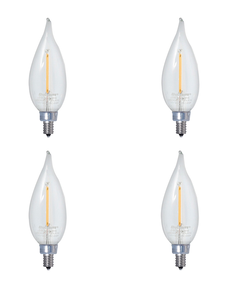 Bulbrite Set Of 4 Led 4.5w Dimmable Light Bulbs