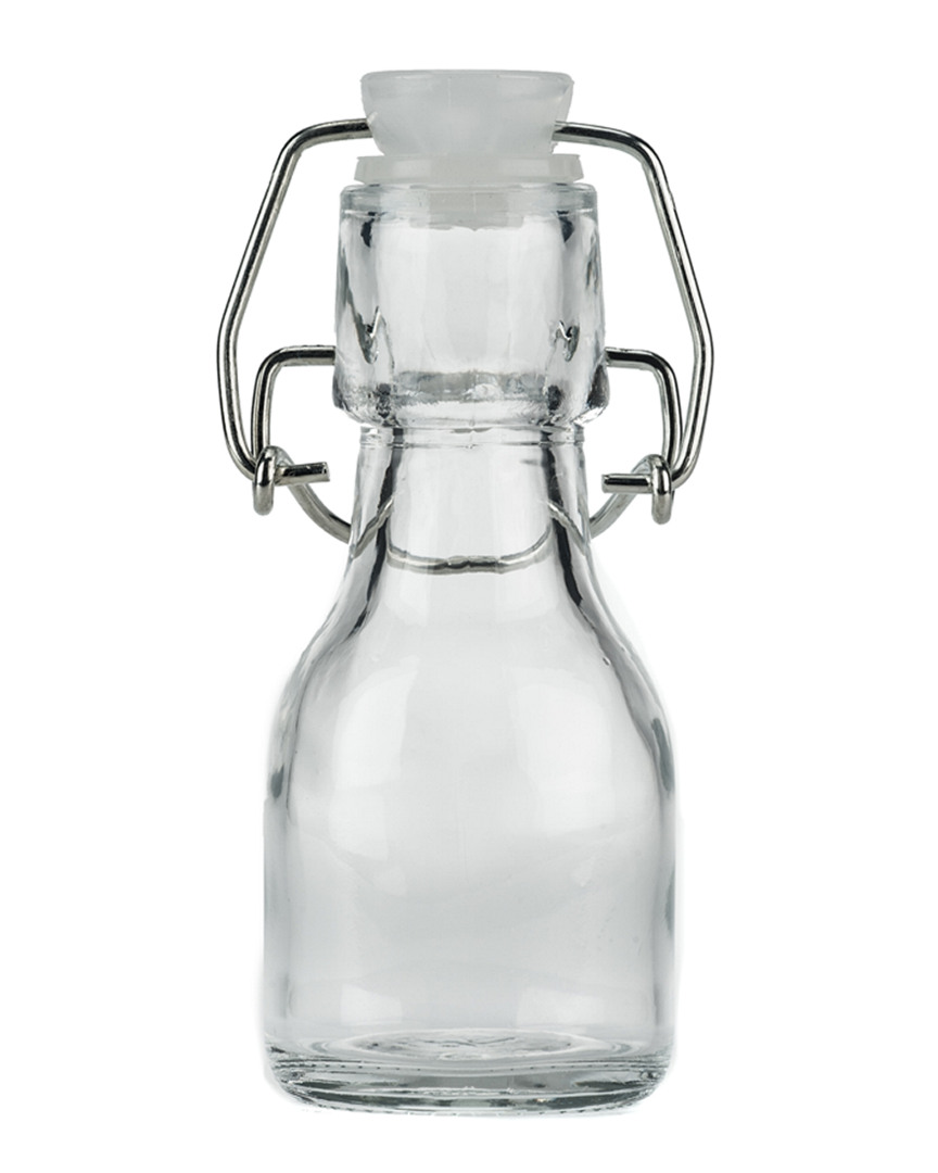 Kate Aspen Set Of 12 Mini Glass Favor Bottle With Swing Top