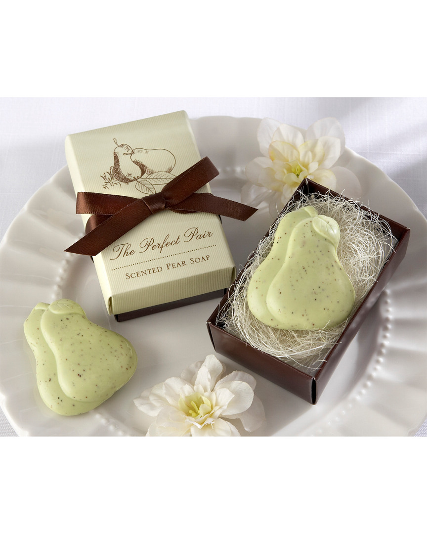 Kate Aspen Set Of 12 The Perfect Pair Scented Pear Soaps