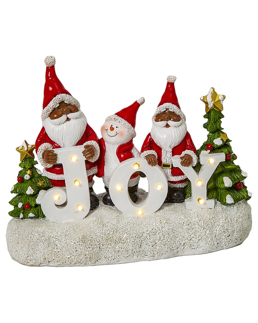 Gerson International ™ Santa And Snowman Tabletop Sign, Christmas Holiday Décor
