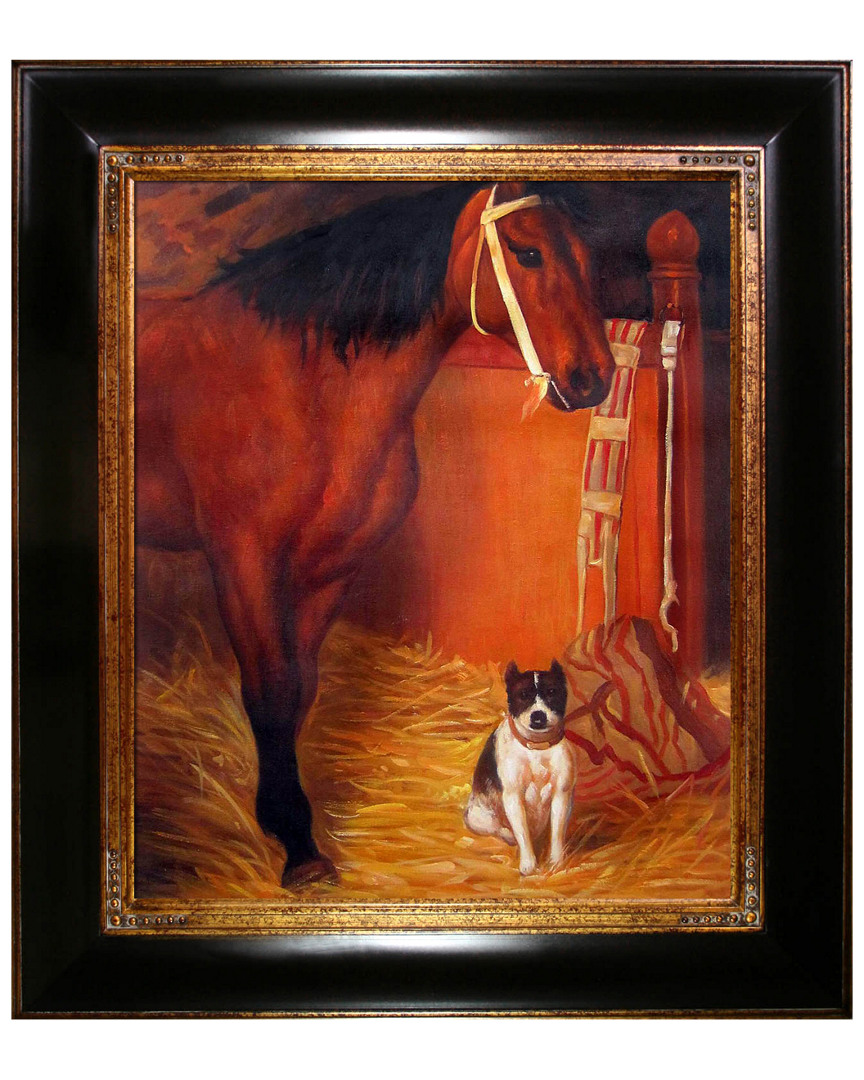 Museum Masters At The Stables, Horse And Dog, 1861 By Edgar Degas Hand Painted Oil Reproduction