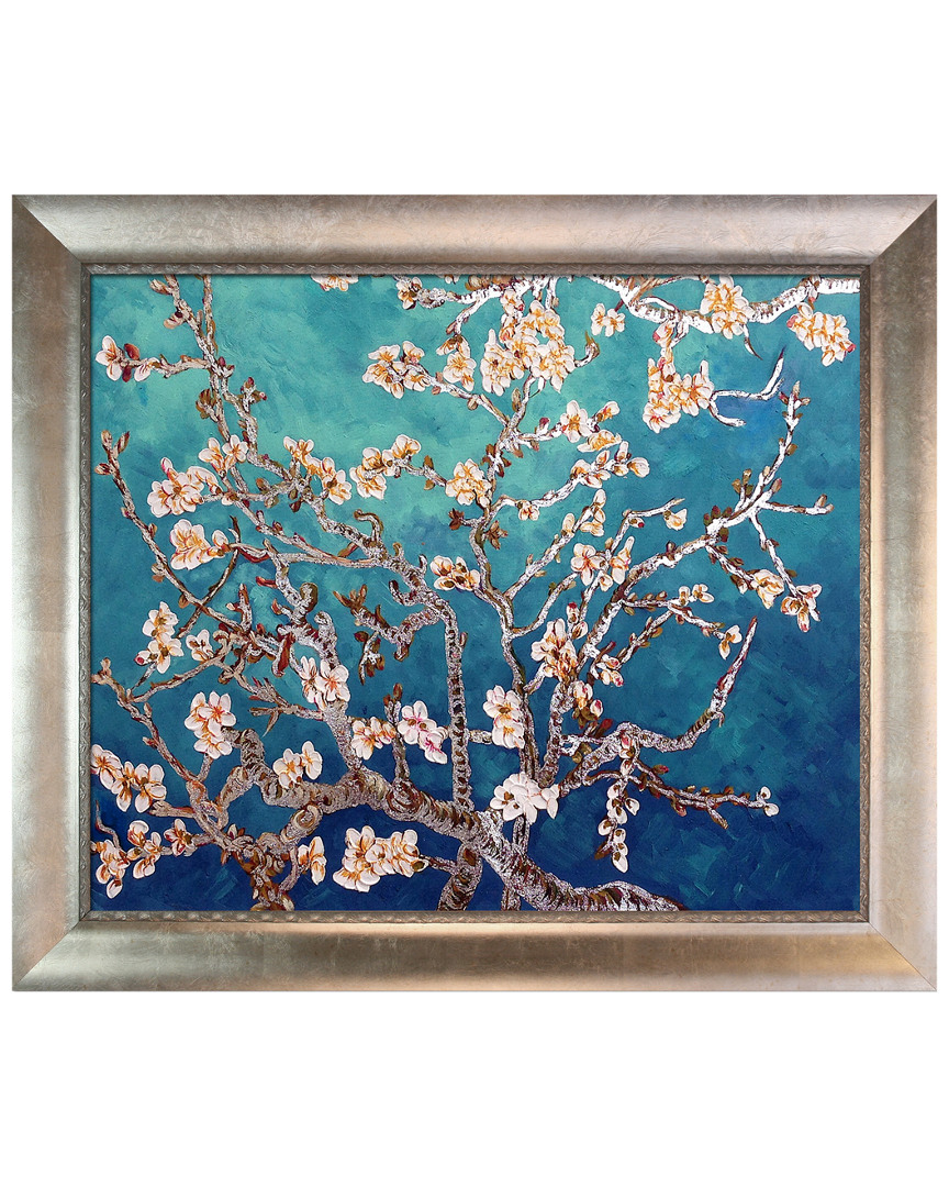 Museum Masters Branches Of An Almond Tree Metallic Embellished By Vincent Van Gogh Hand Painted Oil Reproduction