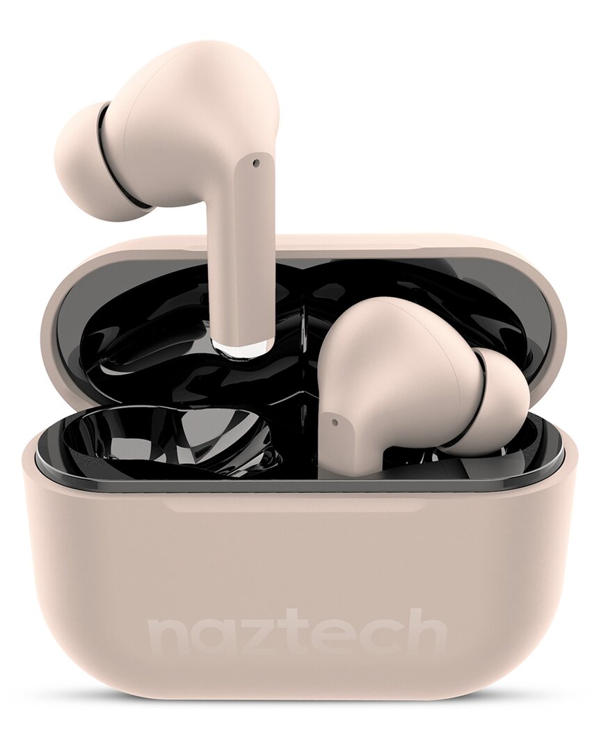 Naztech Xpods Pro Tws With Wireless Charging Case In Brown
