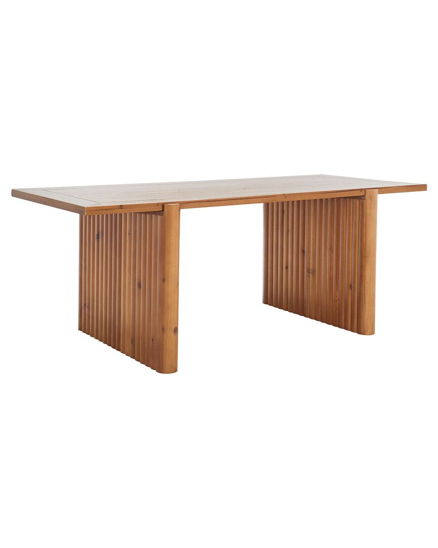Safavieh Buckley Rectangle Coffee Table In Brown