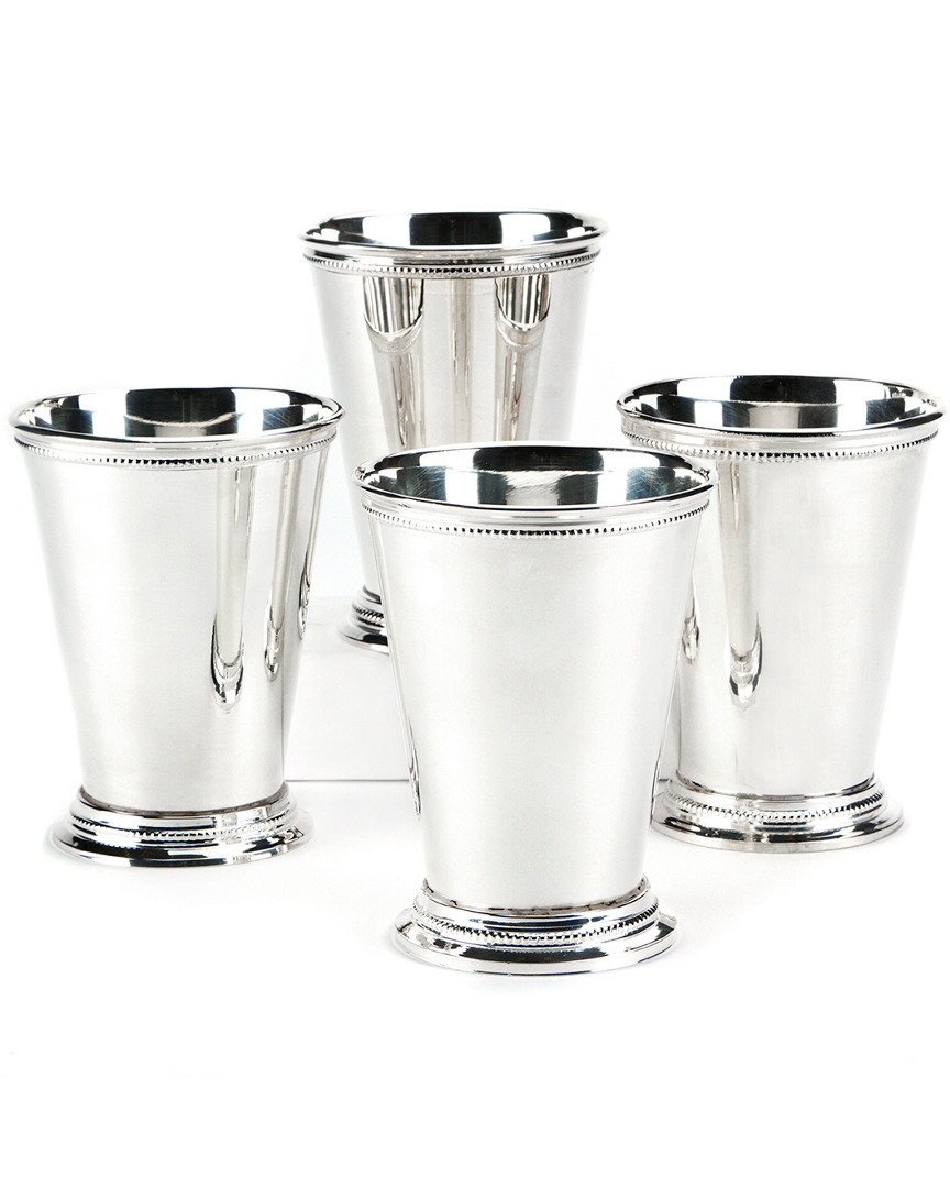 Two's Company Set Of 4 Mint Julep Vase In Gift Box