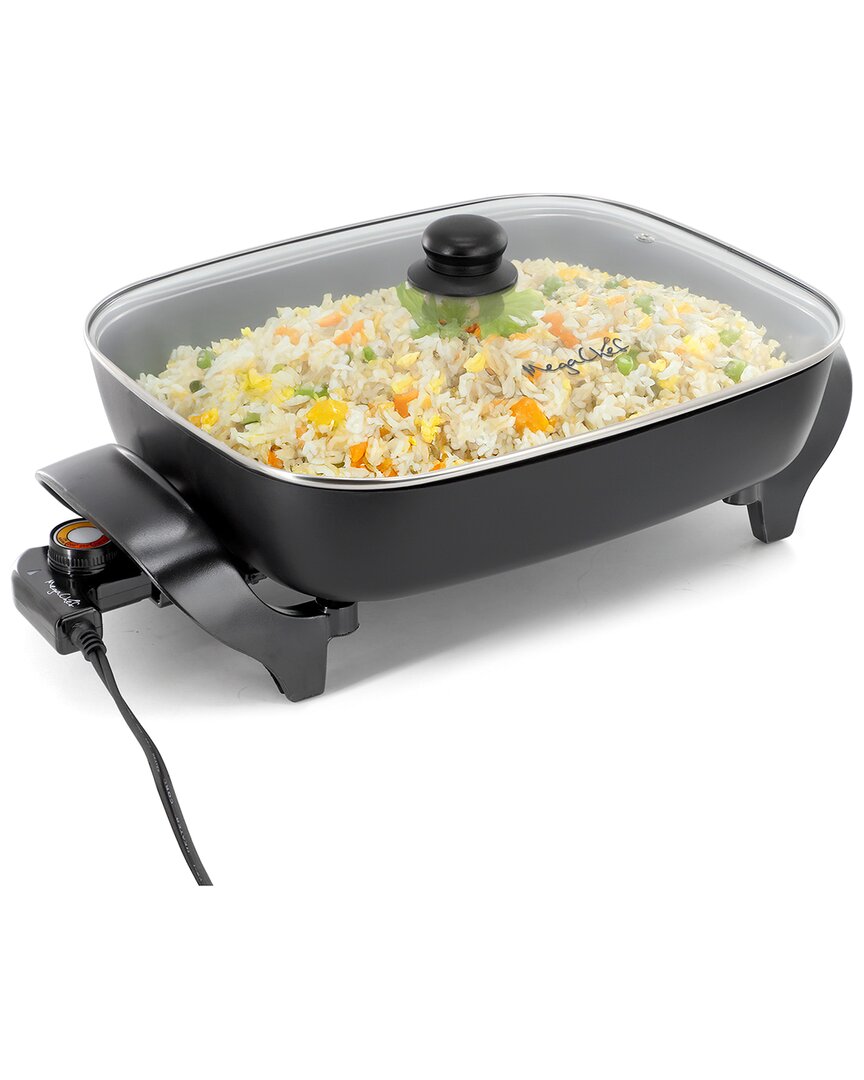 Megachef 14.96in Electric Fry Pan In Black