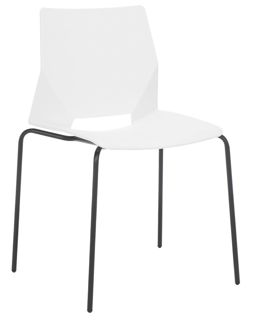 Safavieh Couture Nellie Molded Plastic Dining Chair In White