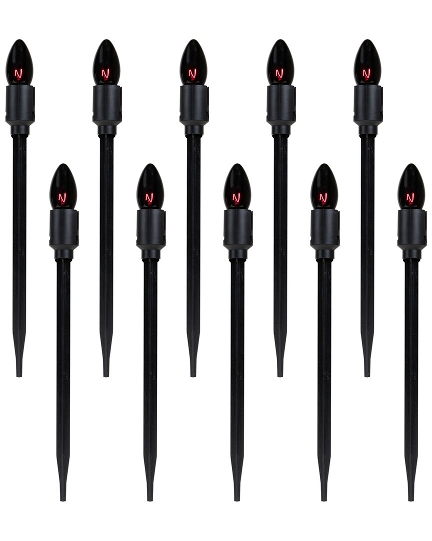 Northlight Set Of 10 Halloween Pathway Markers In Multi