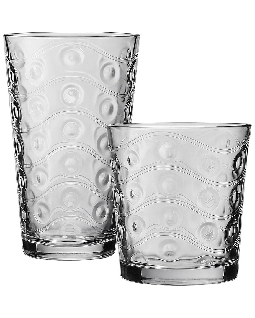 Jay Imports Cosmo 12pc Entertaining Set In Transparent