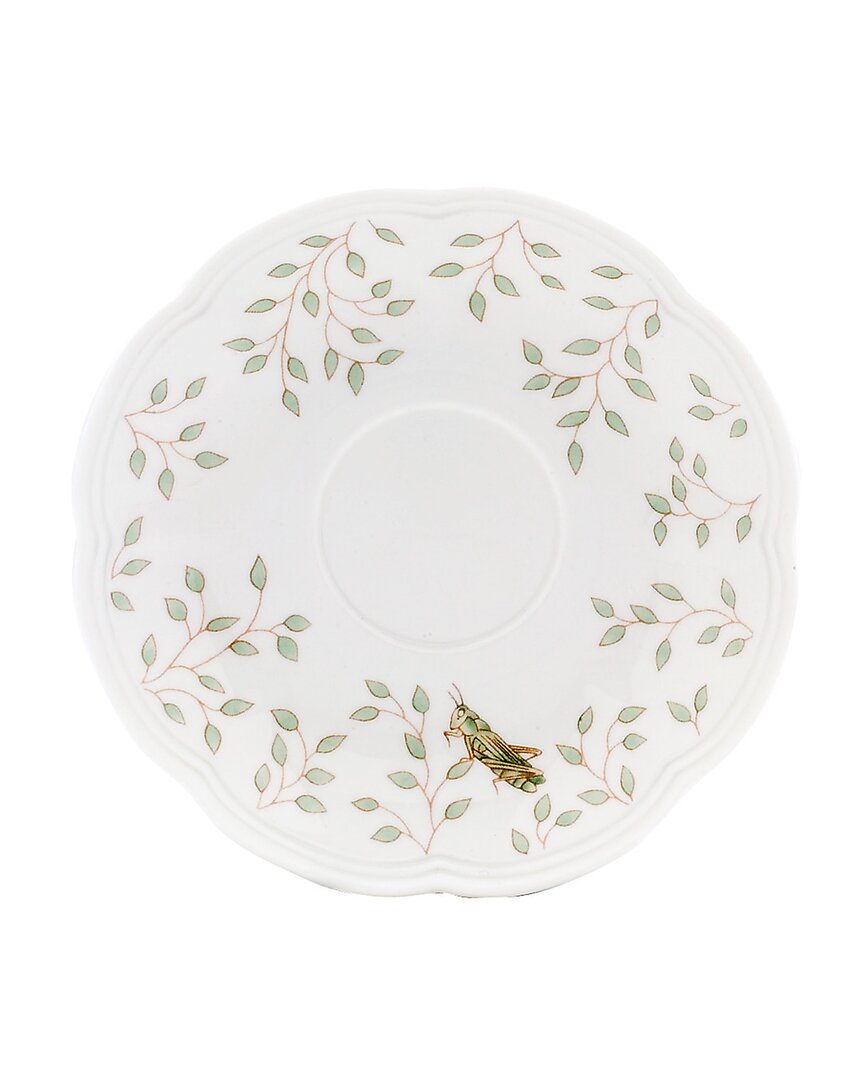 Shop Lenox Dnu Aur  Butterfly Meadow Saucer In Multi