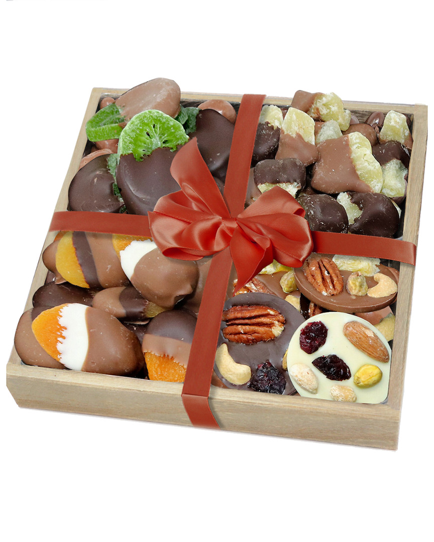 Shop Chocolate Covered Company Premium Dried Fruit & Mendiant Gift Tray