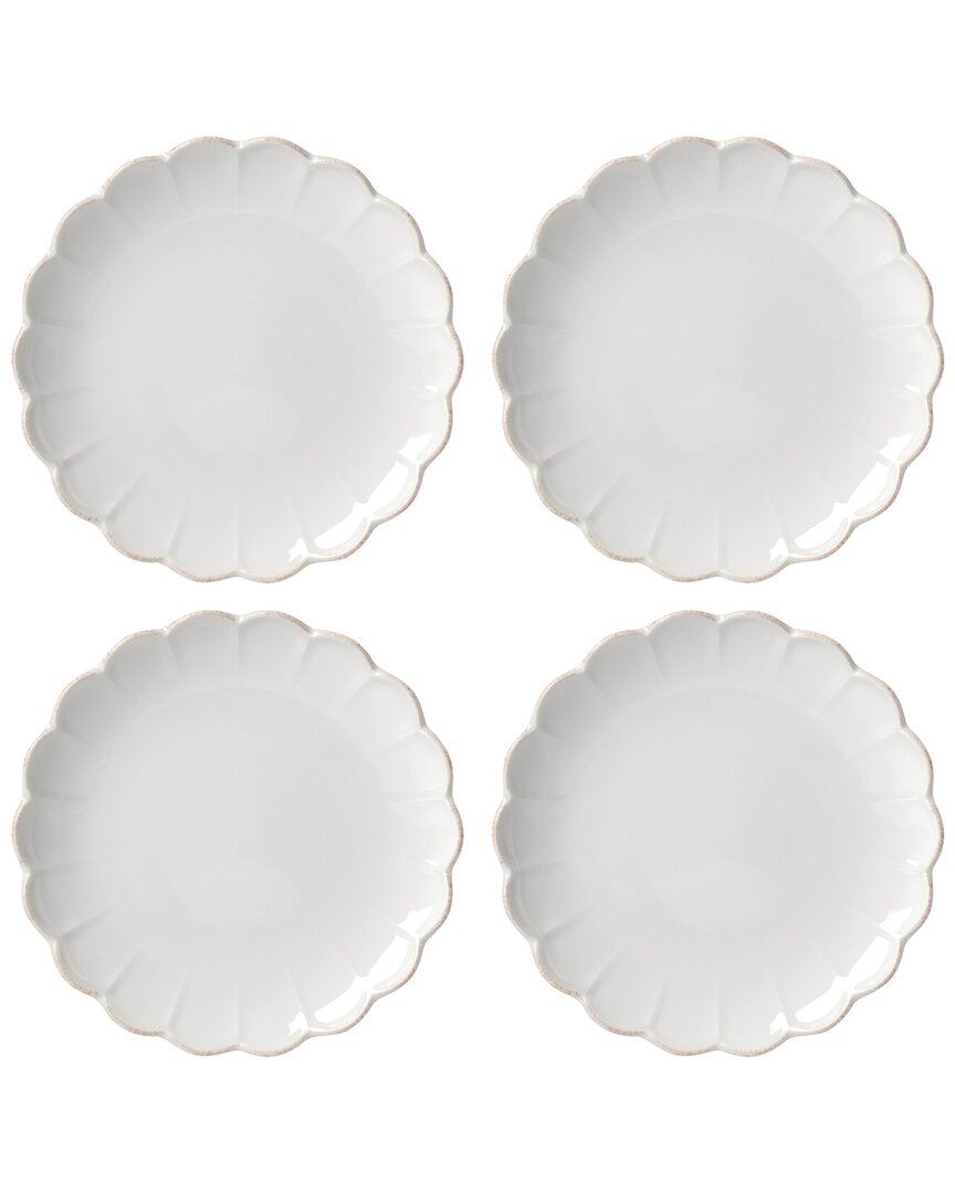 LENOX LENOX FRENCH PERLE SCALLOP 4PC ACCENT PLATE SET