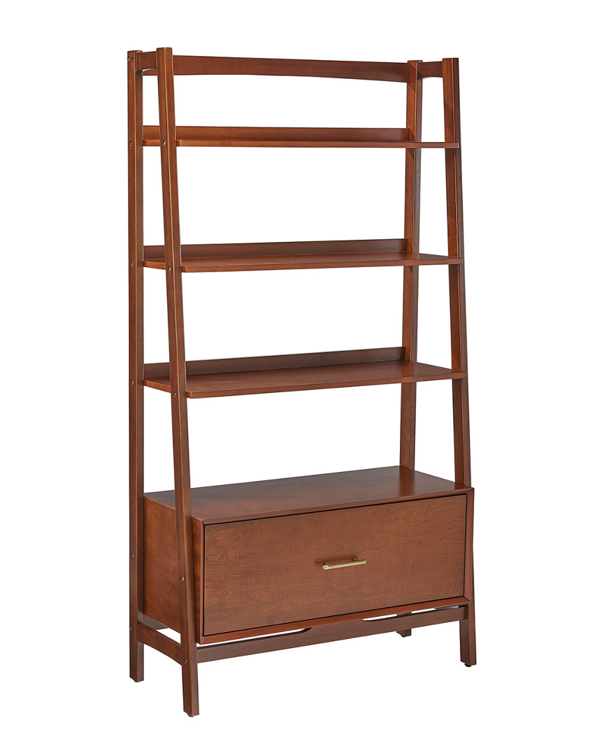 Crosley Landon Large Etagere In Brown