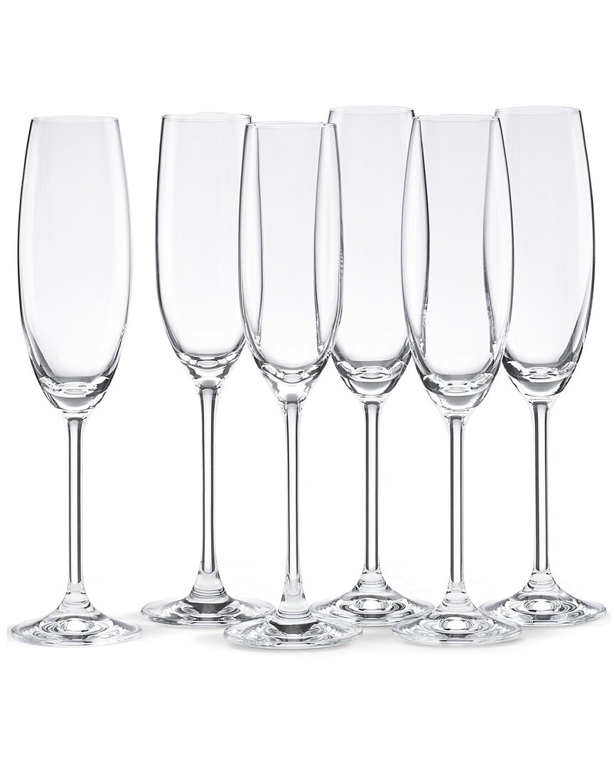 Lenox Tuscany Classics Champagne Glass Flute Set, Buy 4 Get 6 In Clear