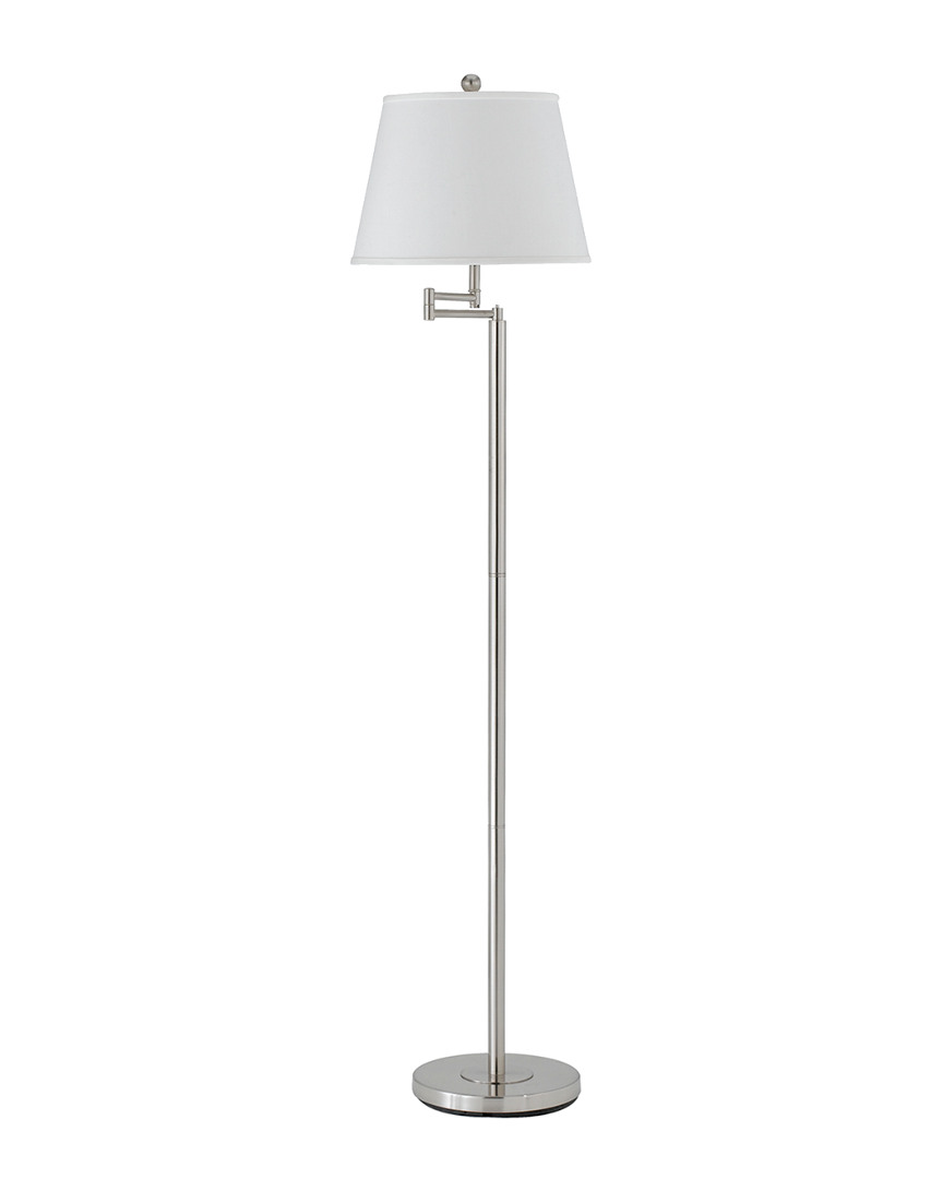 Cal Lighting Calighting 3-way Andros Mtl Swing Arm Floor Lamp