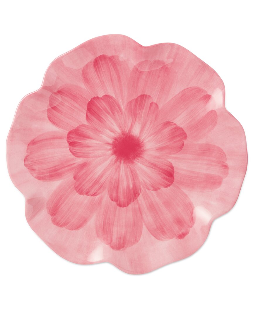 Certified International Set Of 4 Wildflower 3d Floral Dinner Plates